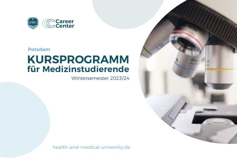 HMU Career Center Potsdam Kursprogramm Medizin Wintersemester 2023